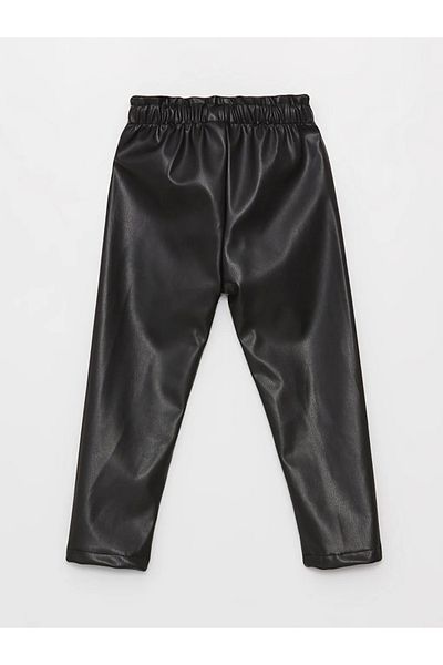 LC Waikiki LCW Baby - Leather LooK Elastic Waist LeGGinGs for Baby Girl