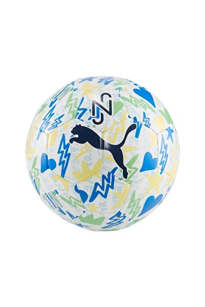 Puma كرة قدم جرافيك من نيمار جونيور باللون الأبيض 08413901