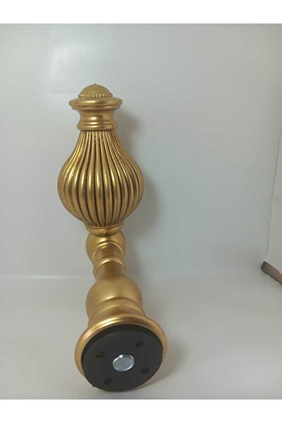 Üçbey Aparat de prindere a perdelelor Renso, modern, de culoare aurie, cu sis...