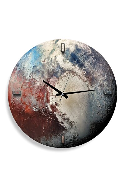 EMYA HOME ساعة زجاج الكوكب - 40 سم