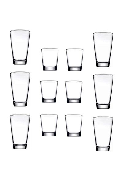 Paşabahçe 12 Piece Izmir Water and Soft Drink Set P42875 & P42877