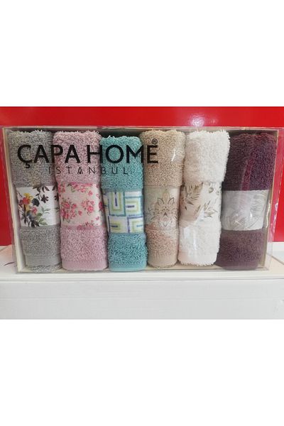 Çapa Home Daily Gift Dower 6 Pieces Kitchen Towels
