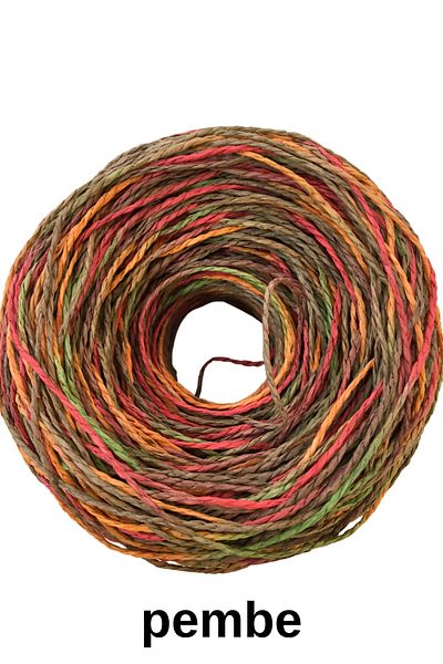 Işin Tasarım HAND PAINTED SOFT COLORED PAPER STRING