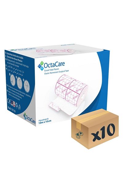 Octacare Flexible Medical Plaster (fix) 10m X 10cm - 10 Pieces