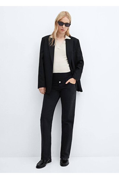 MANGO Woman Straight cut maternity jeans