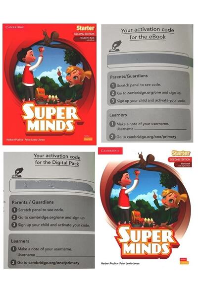 Cambridge University Press كتاب الطالب المبتدئ Super Minds 2e مع كتاب إلكترون...