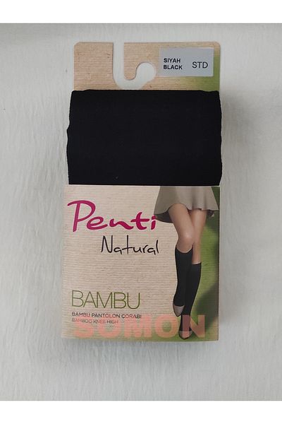 Penti Черни бамбукови чорапи с панталон, 6 броя