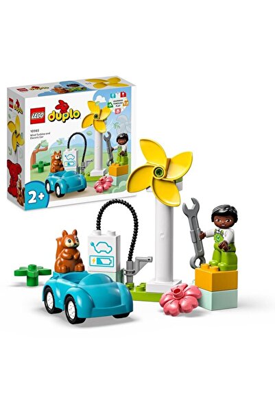 LEGO Duplo Rüzgar Türbini ve Elektrikli Araba 10985