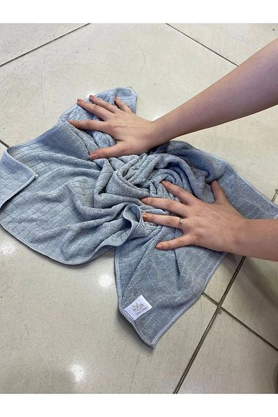 MissClean (1 Piece) Most Comfortable to Squeeze Large Size Microfiber Floor Cloth 50*70 Cm