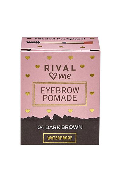 Rival Loves Me Eyebrow Pomade - Water Resistant No:04 Dark Brown - 1 piece
