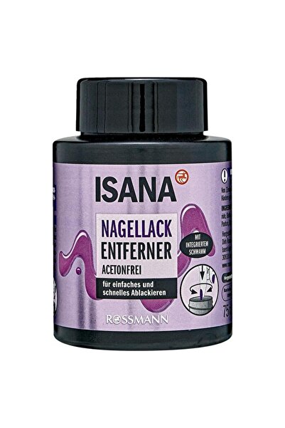 ISANA Süngerli Asetonsuz Oje Çıkarıcı - Biotin, Gliserin ve Kayısı Çekirdeği ...