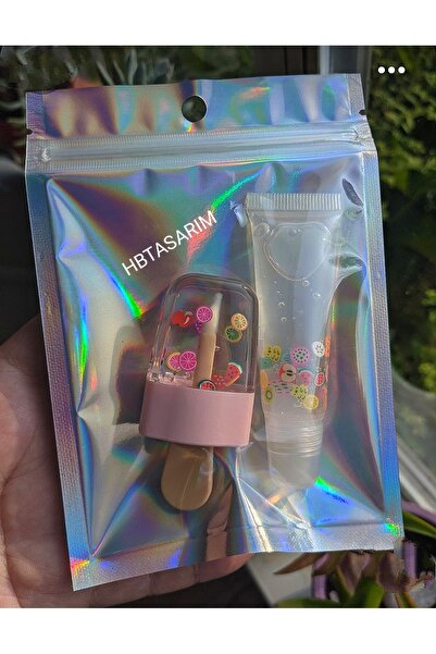 hbtasarim Glitter lipgloss set