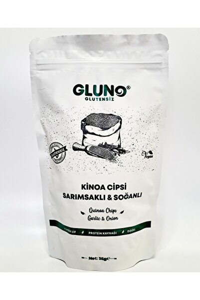 Gluno Glutensiz Kinoa Cipsi Sarımsak Ve Soğanlı 35gr
