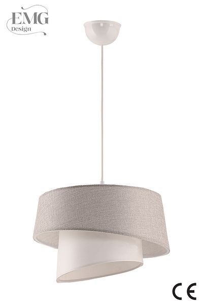 Emg DesiGn Magnolia Modern Fabric Headboard 2-Tier Bedroom Children's Room Living Room Kitchen Hallway Chandelier