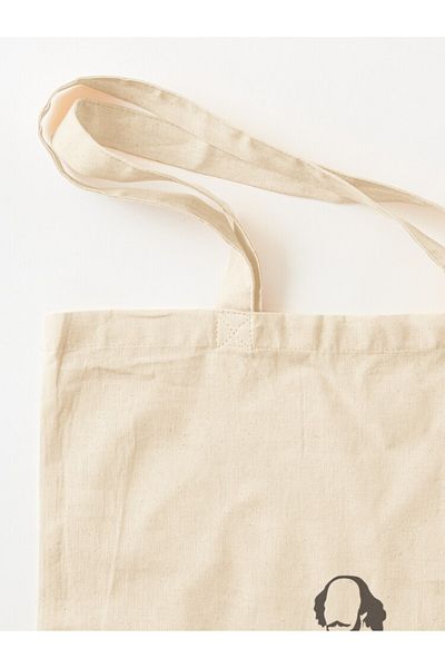 w house Gusseted Cloth Shoulder Bag 12528 - Stop Making Drama You're Not Shakespeare Line