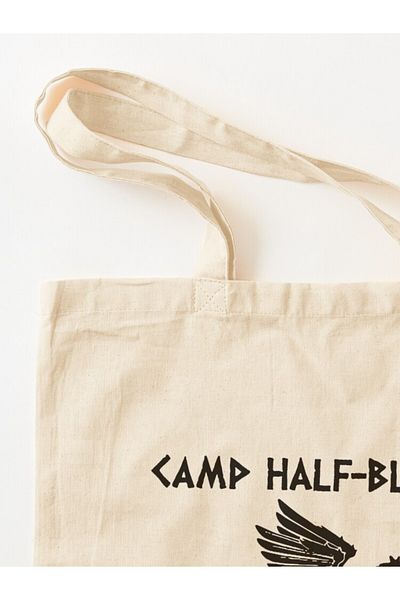 w house Gusseted Cloth Shoulder Bag 08676 - Camp Half-Blood logo