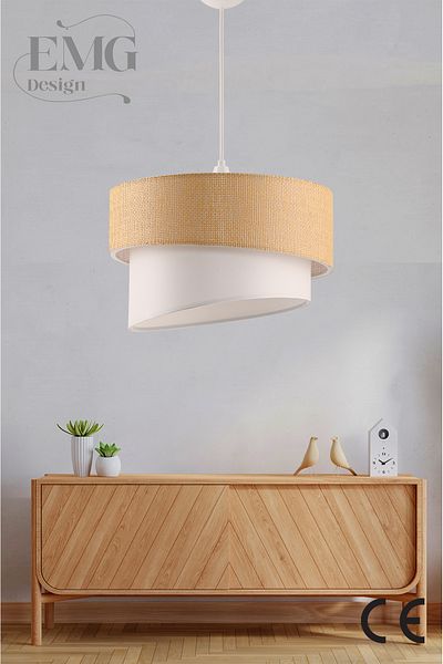 Emg DesiGn Magnolia Modern Fabric Headboard 2-Tier Bedroom Children's Room Living Room Kitchen Hallway Chandelier