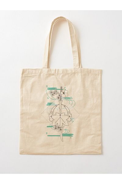 w house Gusseted Cloth Shoulder Bag 16680 - Kaedehara Kazuha Constellation Design