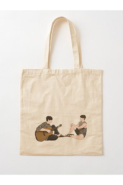 w house Gusseted Cloth Shoulder Bag 18818 - Bad Buddy PatPran ep 3 hallway minimalist no bg ver