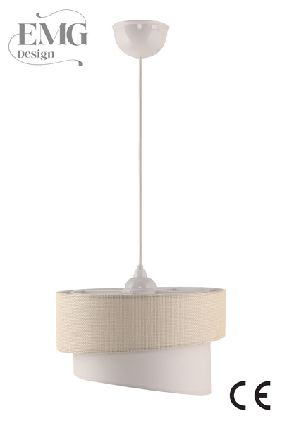 Emg DesiGn Manolya Modern Kumaş Başlıklı 2 Katlı Yatak Odası Çocuk Odası Salon Mutfak Hol Avize