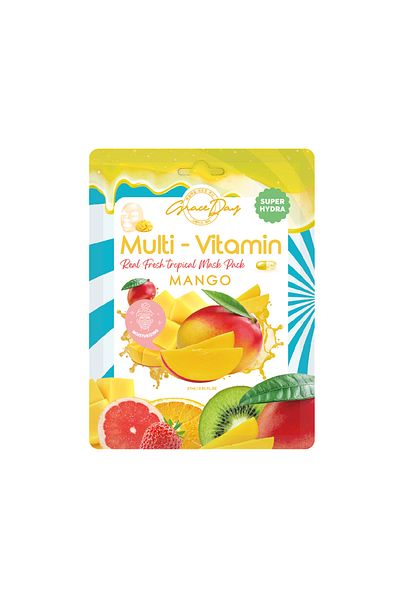 Grace Day Multivitamin Mango Intensive Moisturizing Sheet Mask Grace Day Mango Sheet Mask (Vegan Mask)