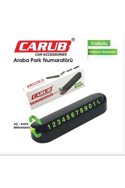 Carub Phosphorescent Carub Car Parking Numberer