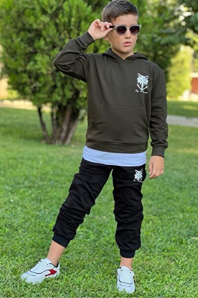 ABİYEKİDS Wolfsbane Sa deznom Dečaci Predvrtište Kaki Gornji i donji deo EST001