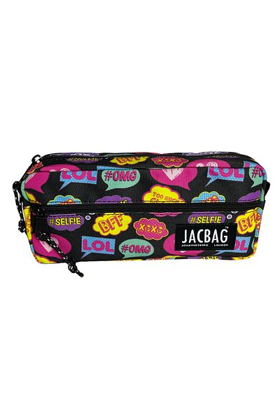 Jacbag Μολυβοθήκη με διπλό φερμουάρ