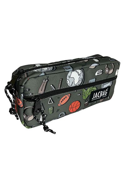 Jacbag Μολυβοθήκη με διπλό φερμουάρ