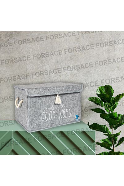 FORSACE Κουτί αποθήκευσης πολλαπλών χρήσεων με καπάκι από τσόχα Storage Mini