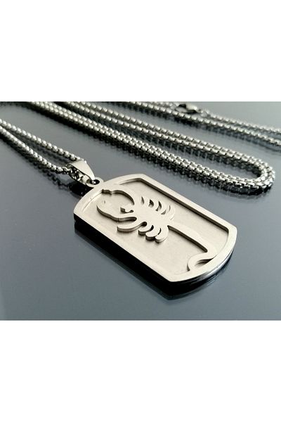daisybydaisy Imprint Model Stainless Steel Scorpion Necklace