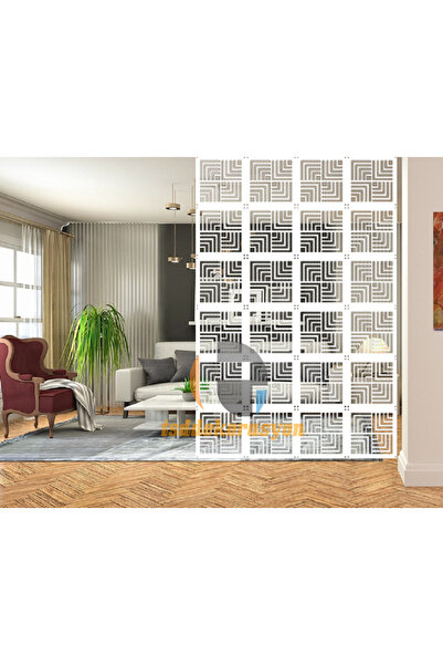 tsddekorasyon Tsd Dekorasyon Ahşap Oda Bölücü/Seperatör/ Duvar Panelleri 40x40 cm