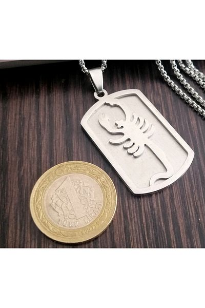 daisybydaisy Imprint Model Stainless Steel Scorpion Necklace