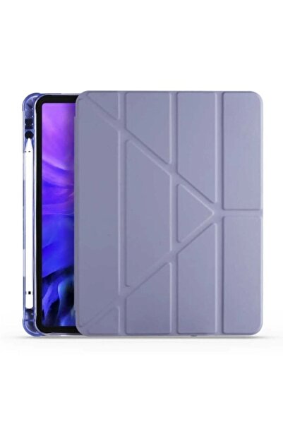 Nezih Case Apple Ipad 9.7 2017 2018 (5.6.NESİL) Uyku Modlu Standlı Kalem Bölü...