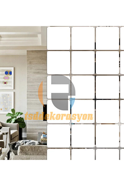 tsddekorasyon Tsd Dekorasyon Ahşap Oda Bölücü/Seperatör/ Duvar Panelleri 40x40 cm
