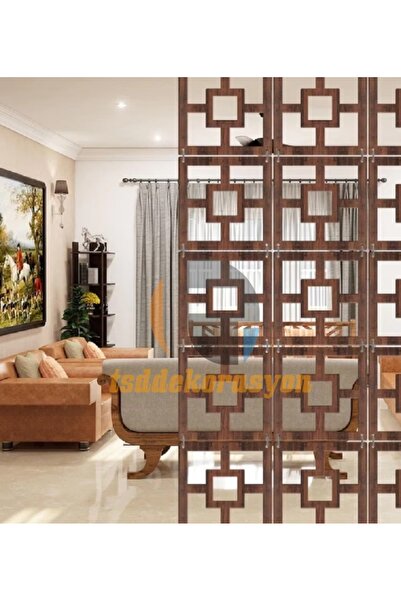 tsddekorasyon Tsd Dekorasyon Ahşap Oda Bölücü/Seperatör/ Duvar Panelleri 40x40 cm