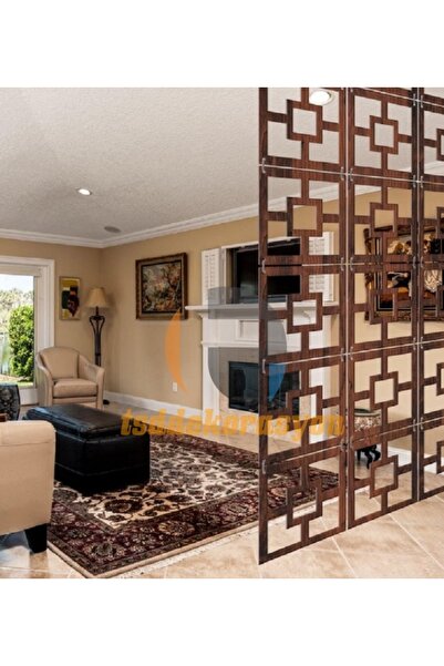 tsddekorasyon Tsd Dekorasyon Ahşap Oda Bölücü/Seperatör/ Duvar Panelleri 40x40 cm