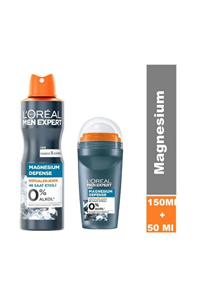 L'Oreal Paris Men Expert Magnesıum Defense Hıpoalerjenik 48 Saat Etkili Deodo...