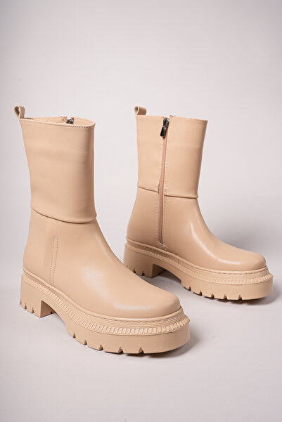 Riccon Dámské kozačky Ectheleth 00121403 Nude Skin