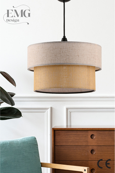 Emg DesiGn Set of 3 Chandelier and Nightstand Lampshade