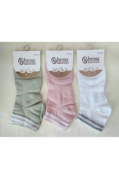 Bross ДАМСКИ ПАМУЧНИ КЪСИ ЧОРАПИ (БОУТИ) 3 ЧАСА