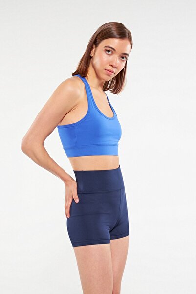 based on basics One Size Compression Shorts Navy Blue