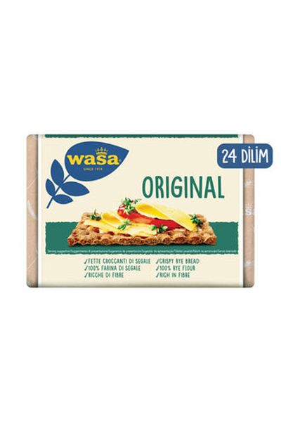 Wasa Plain Crisp Bread (Original Crispy Bread) 275 G (5 PCS)