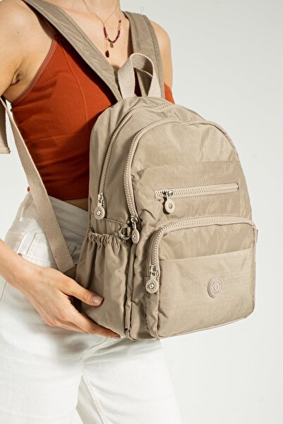 MEGA Krinkıl Kumaş Kadın Sırt Çanta