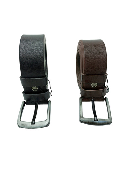 Genuine Leather Lifespan 2pcs Men's Sports Leather Belt