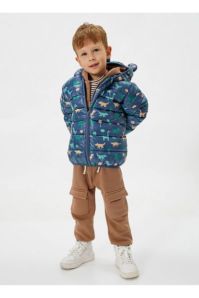 Koton Μπλε Ανδρικό Παλτό 4WMB20007TW - Baby