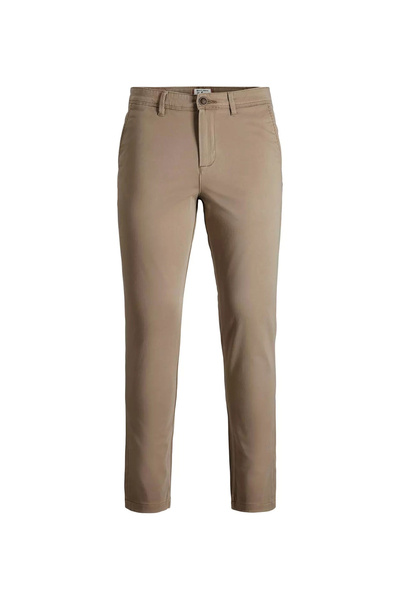 Jack & Jones Normal Bel Boru Paça Bej Erkek Pantolon JPSTMARCO JJBOWIE SA BEIGE NOOS JNR
