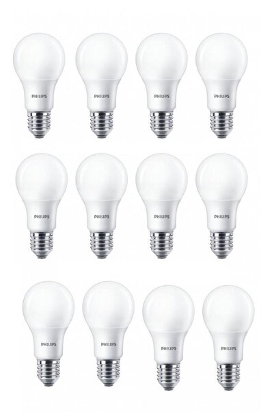 Philips 13w Led Ampul Beyaz 6500k E27 Duy (12 Adet)