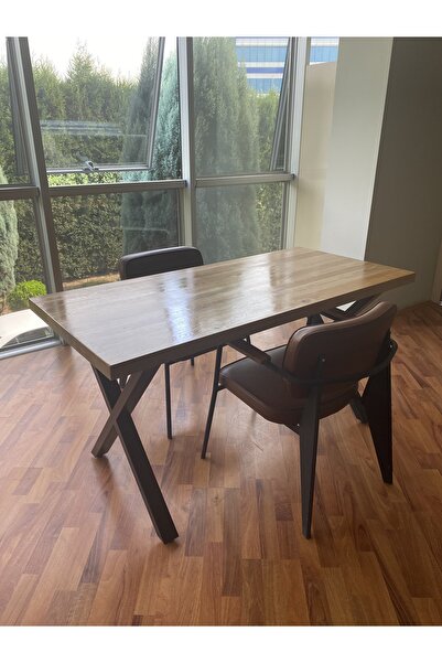 Genel Markalar Hoder Masif Meşe Yemek Masası 6 Kişilik