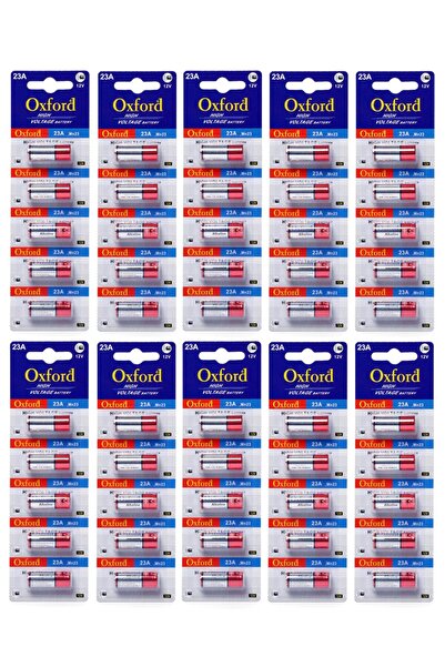Oxford 23a Mn23 V23a V23ga 12 Volt Alkalin Pil 50’li Paket